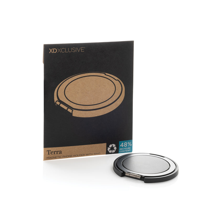 Load image into Gallery viewer, Terra Magnetic RCS rplastic magnetic phone holder with ring - Custom Wood Designs