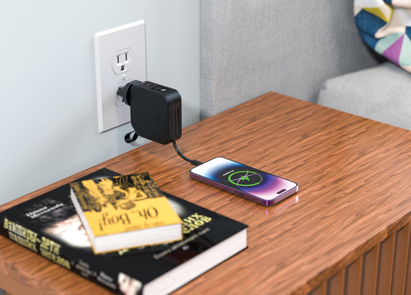 Load image into Gallery viewer, Urban Vitamin Saratoga 5 in 1 universal charger - Custom Wood Designs