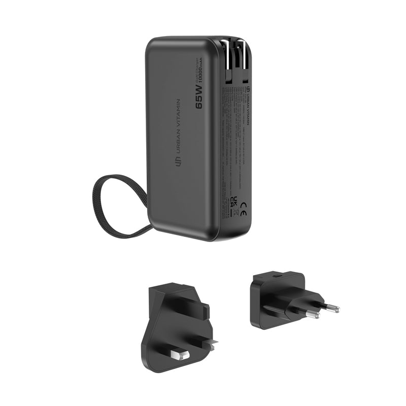 Load image into Gallery viewer, Urban Vitamin Eureka hybrid GANcharger 10000mah powerbank65W - Custom Wood Designs