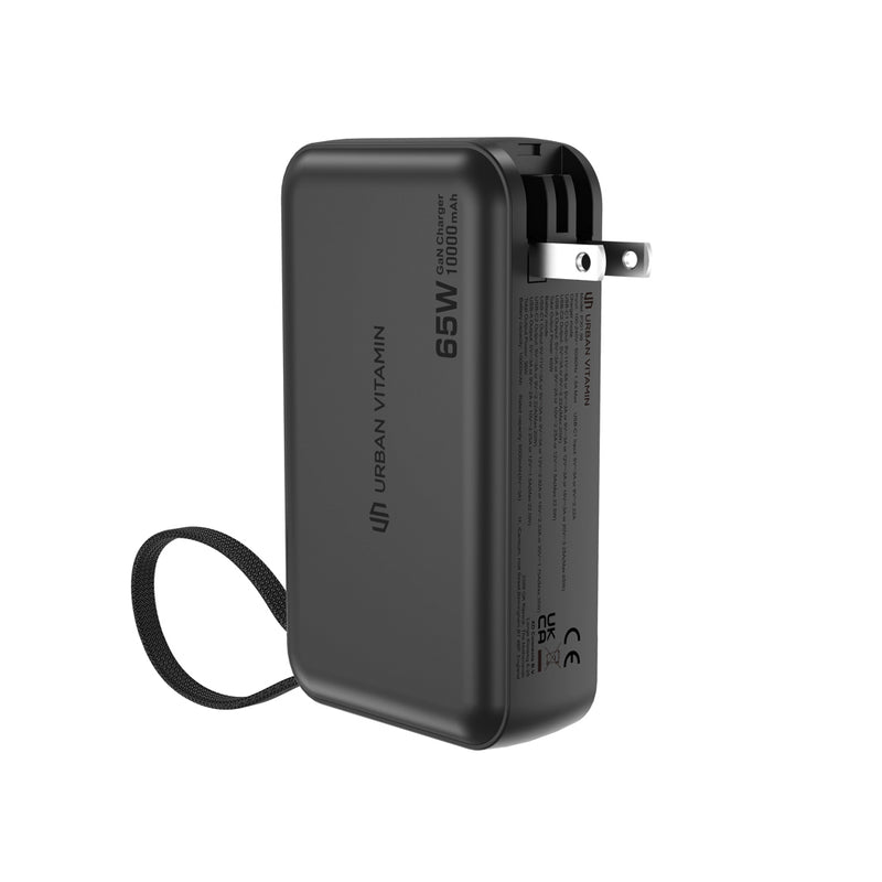 Load image into Gallery viewer, Urban Vitamin Eureka hybrid GANcharger 10000mah powerbank65W - Custom Wood Designs