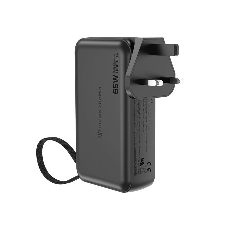 Load image into Gallery viewer, Urban Vitamin Eureka hybrid GANcharger 10000mah powerbank65W - Custom Wood Designs