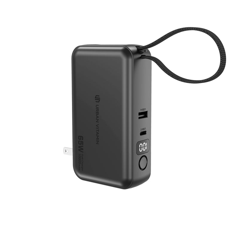 Load image into Gallery viewer, Urban Vitamin Eureka hybrid GANcharger 10000mah powerbank65W - Custom Wood Designs