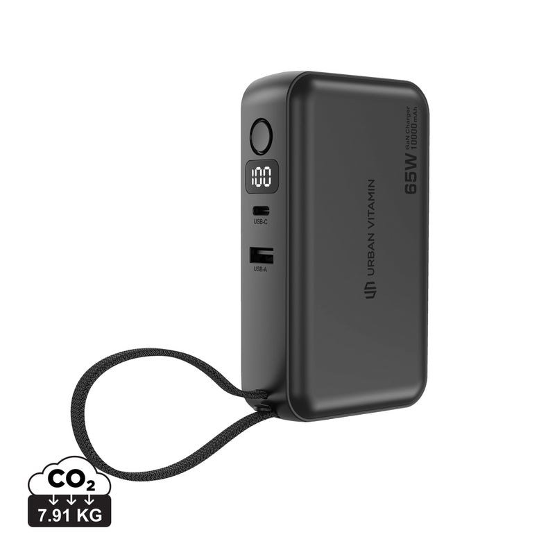 Load image into Gallery viewer, Urban Vitamin Eureka hybrid GANcharger 10000mah powerbank65W - Custom Wood Designs