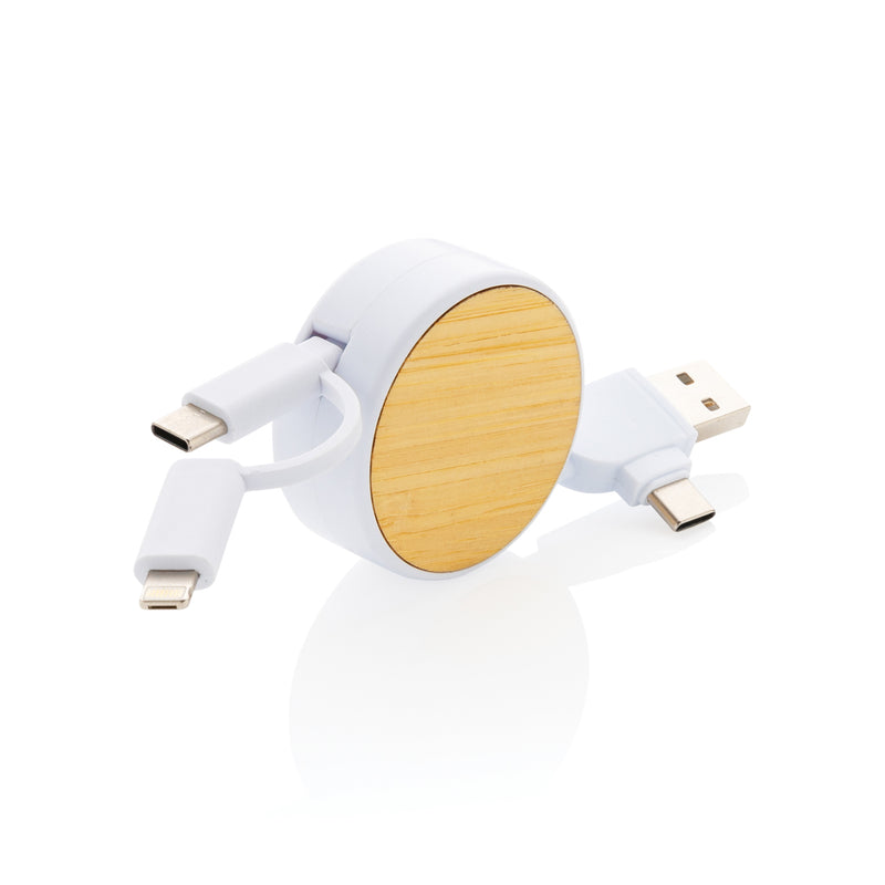 Load image into Gallery viewer, RCS recycled plastic Ontario 6-in-1 retractable cable - Custom Wood Designs