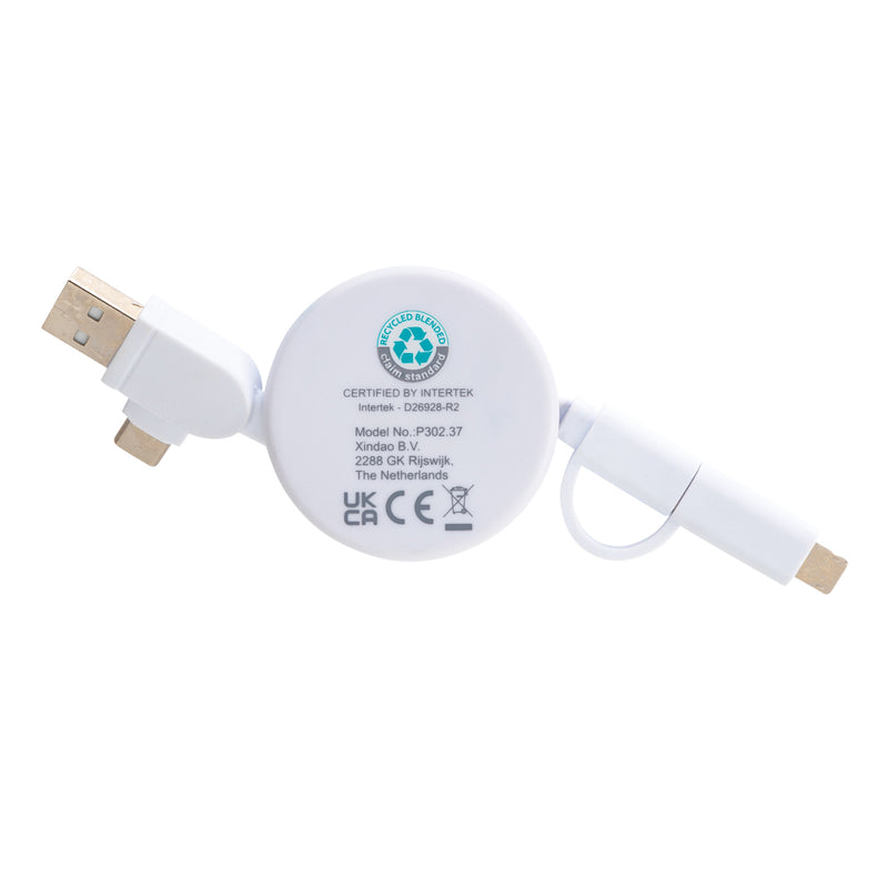 Load image into Gallery viewer, RCS recycled plastic Ontario 6-in-1 retractable cable - Custom Wood Designs