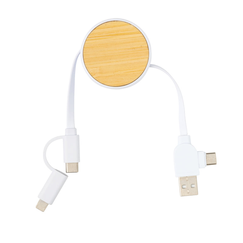 Load image into Gallery viewer, RCS recycled plastic Ontario 6-in-1 retractable cable - Custom Wood Designs