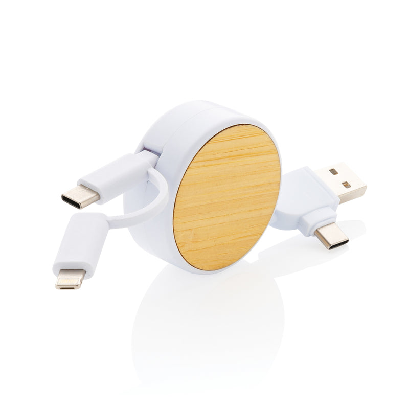 Load image into Gallery viewer, RCS recycled plastic Ontario 6-in-1 retractable cable - Custom Wood Designs