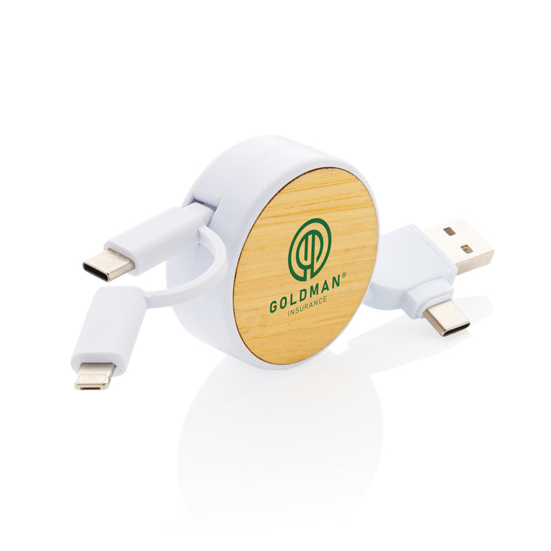 Load image into Gallery viewer, RCS recycled plastic Ontario 6-in-1 retractable cable - Custom Wood Designs
