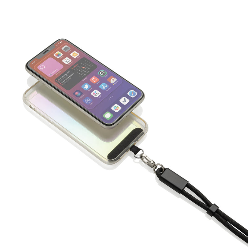 Load image into Gallery viewer, XD Collection phone wrist strap with 60W charging cable for phones and tablets, featuring a durable design and secure attachment.