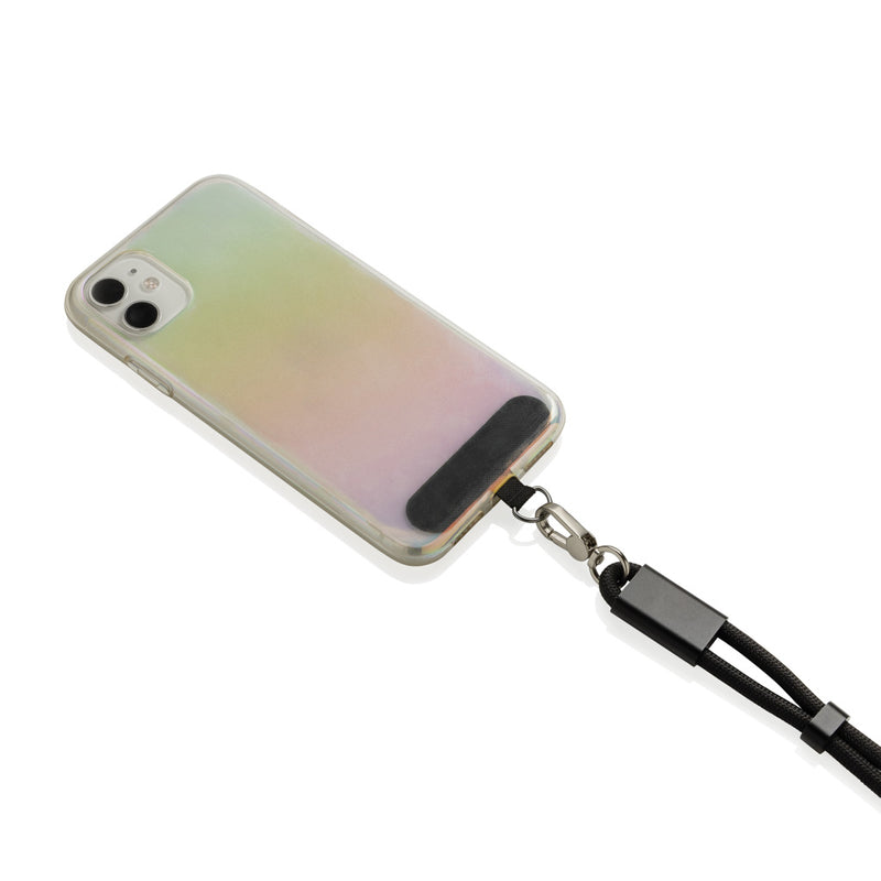 Load image into Gallery viewer, XD Collection phone wrist strap with 60W cable for fast charging, compatible with smartphones and tablets, shown in the image.