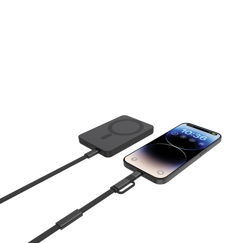 Load image into Gallery viewer, Arc RCS 60W 120 cm 2-in-1 fast charging cable - Custom Wood Designs