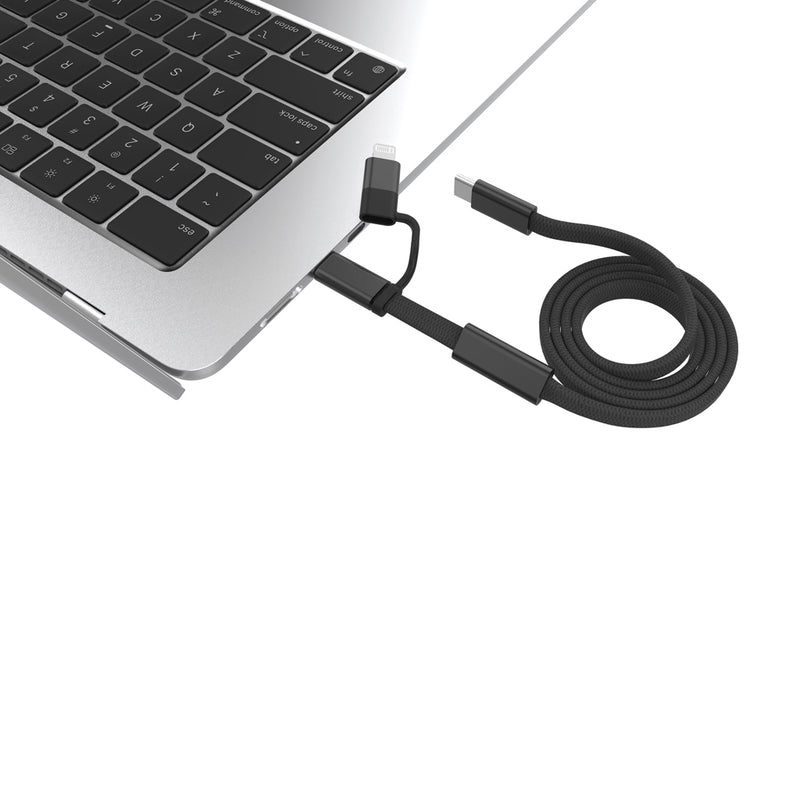 Load image into Gallery viewer, Arc RCS 60W 120 cm 2-in-1 fast charging cable - Custom Wood Designs