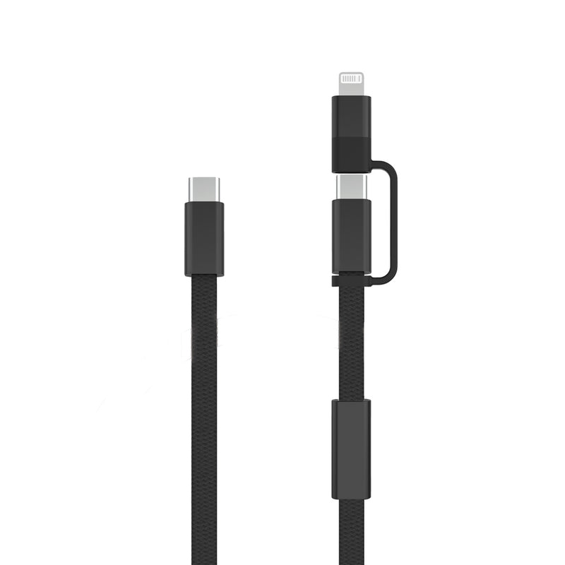 Load image into Gallery viewer, Arc RCS 60W 120 cm 2-in-1 fast charging cable - Custom Wood Designs