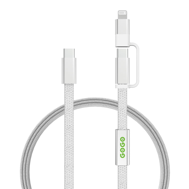 Load image into Gallery viewer, Arc RCS 60W 120 cm 2-in-1 fast charging cable - Custom Wood Designs