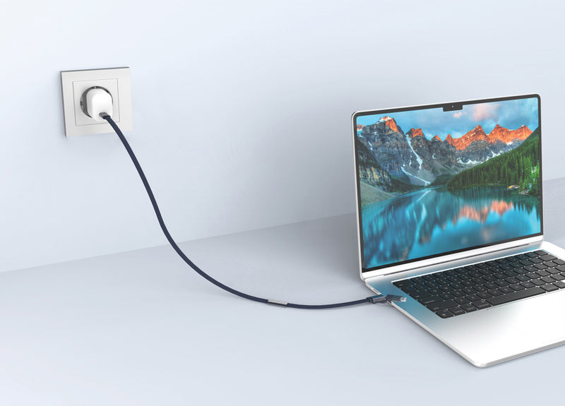Load image into Gallery viewer, Arc RCS 60W 120 cm 2-in-1 fast charging cable - Custom Wood Designs