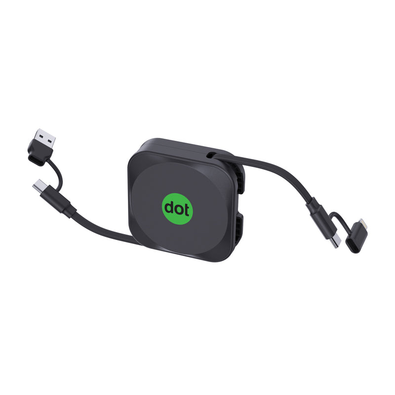 Load image into Gallery viewer, Urban Vitamin San Jose 100W stand with retractable cable for phone and tablet accessories, showing sleek design and adjustable stand