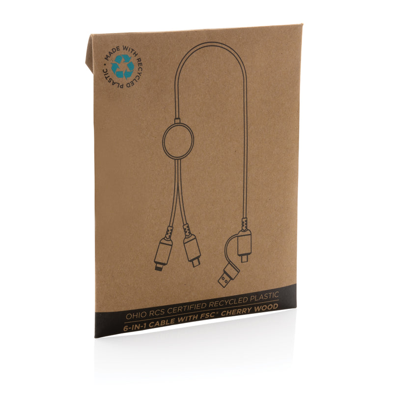 Load image into Gallery viewer, Ohio RCS certified recycled plastic 6-in-1 cable - Custom Wood Designs