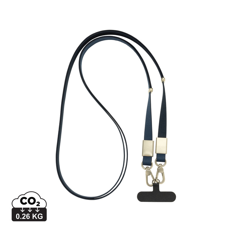 Load image into Gallery viewer, Nivo RCS recycled PET Crossbody lanyard-Phone & Tablet accessories