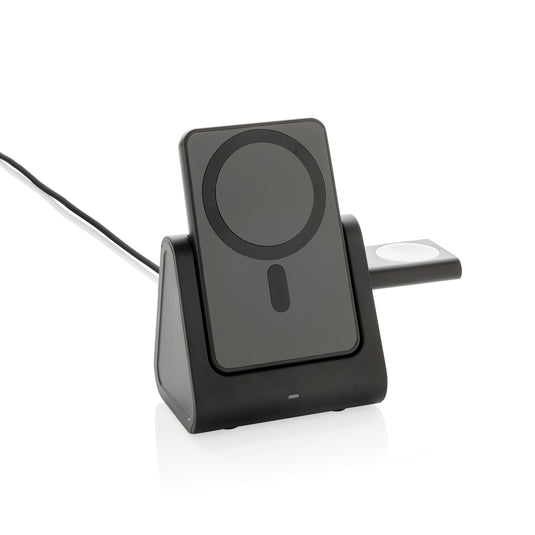 Powerbase RCS recycled plastic 3 in 1 charger with powerbank - Custom Wood Designs