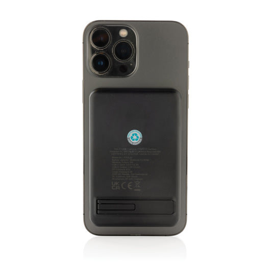 Powerbase RCS recycled plastic 3 in 1 charger with powerbank - Custom Wood Designs