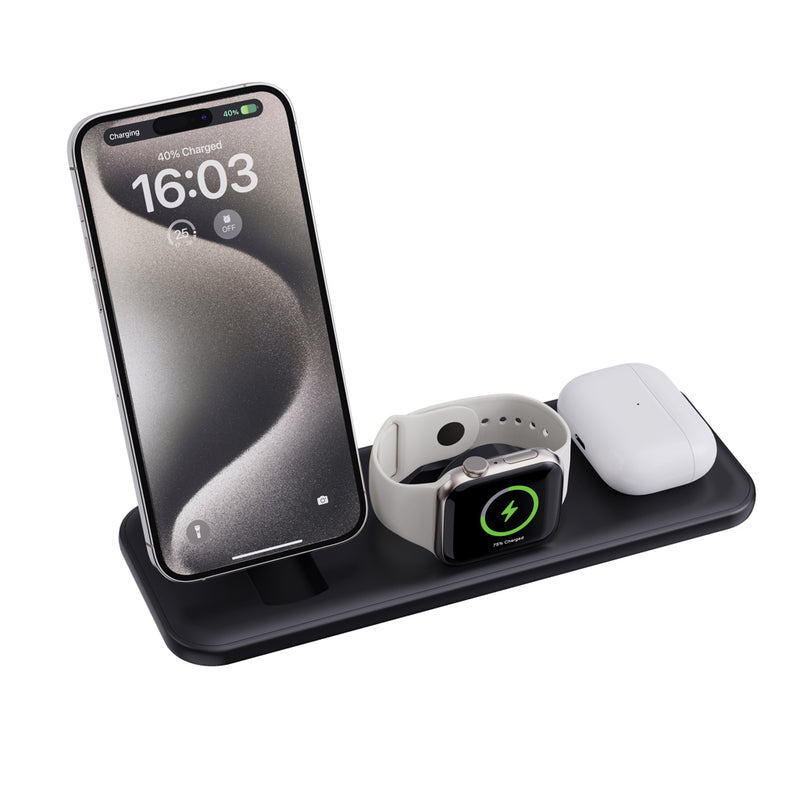 Load image into Gallery viewer, Urban Vitamin Torrance RCS 3 in 1 magnetic 15W charger - Custom Wood Designs