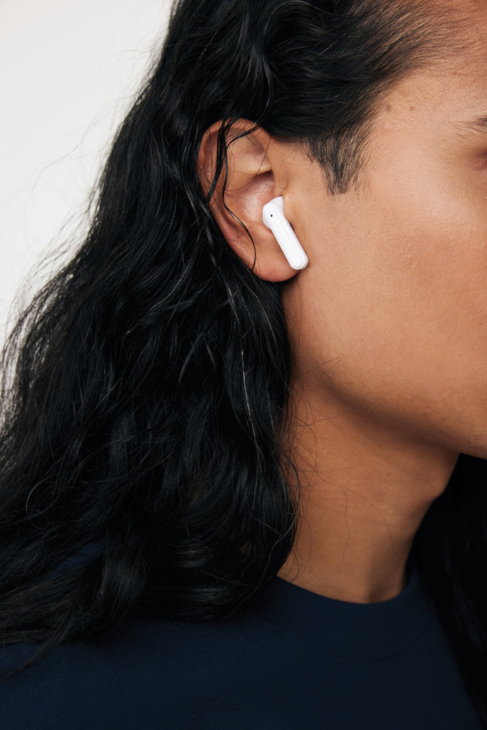 Load image into Gallery viewer, Tunevo RCS recycled plastic wireless earbuds - Custom Wood Designs Tunevo RCS recycled plastic wireless earbuds