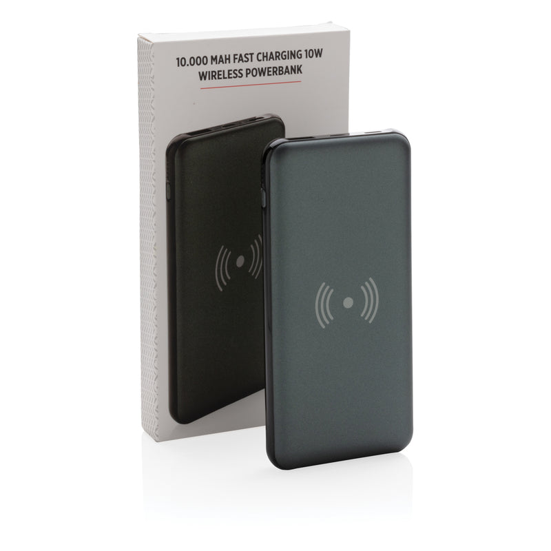 Load image into Gallery viewer, XD Collection 10,000 mAh wireless powerbank with fast charging and PD for phones and tablets, compact portable phone accessory