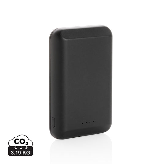 Magnetic 5.000 mAh 5W wireless powerbank - Custom Wood Designs