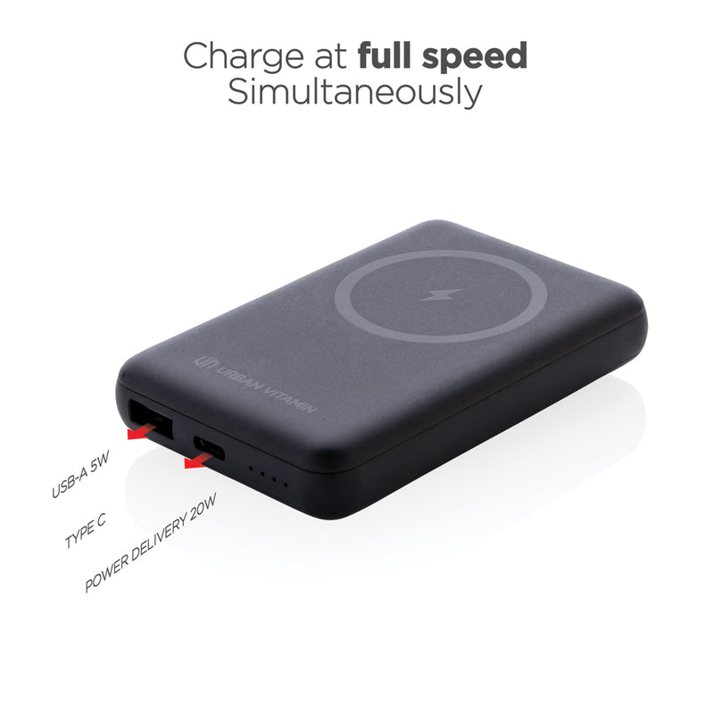 Load image into Gallery viewer, Urban Vitamin Los Altos RCS rplastic 5000mah powerbank - Custom Wood Designs