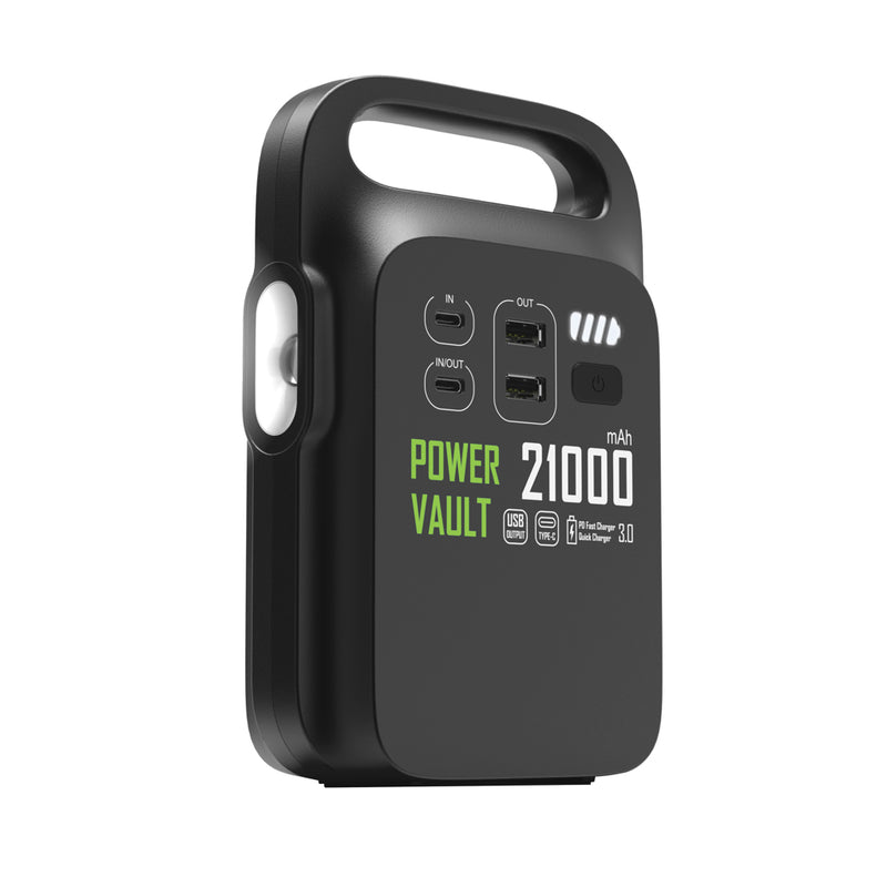 Load image into Gallery viewer, Power Vault RCS rplastic 21000 mAh portable power station - Custom Wood Designs