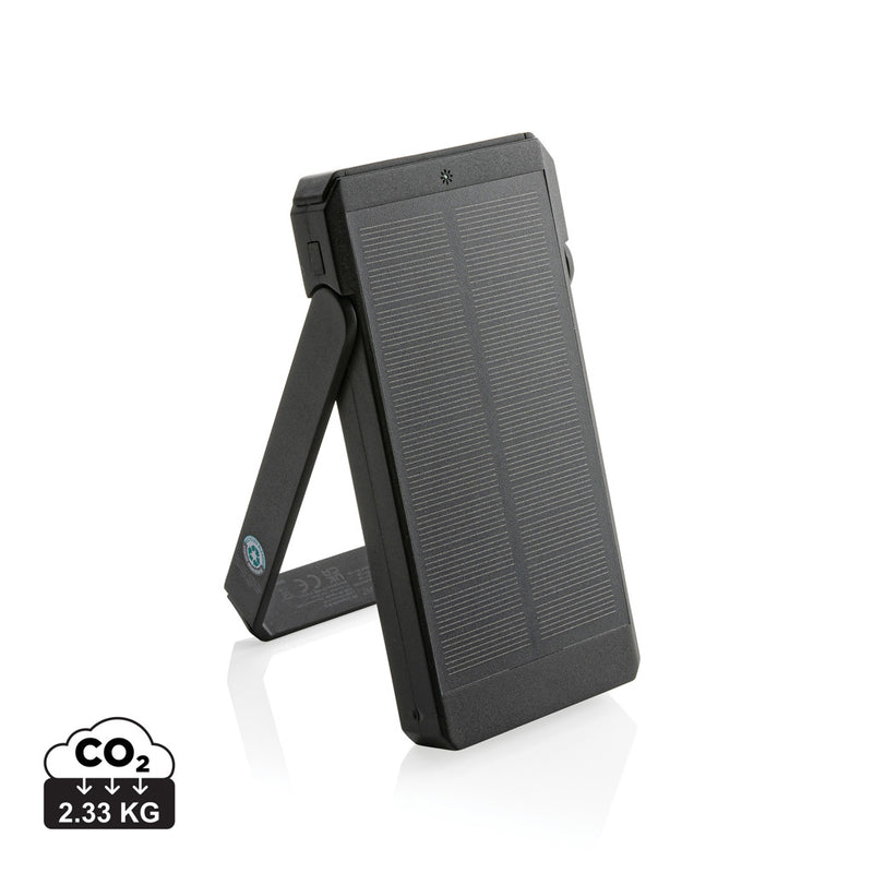 Load image into Gallery viewer, Skywave RCS recycled plastic solar powerbank by XD Xclusive with 10,000mAh capacity, portable phone and tablet charging accessory.