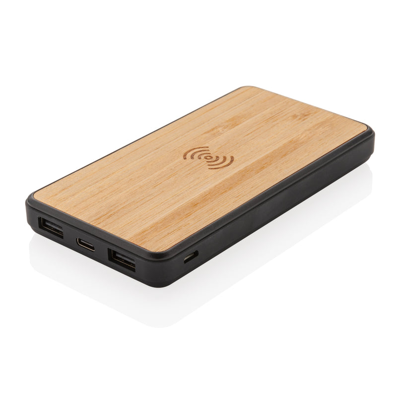 Load image into Gallery viewer, RCS recycled plastic 8000 mAh Wireless Powerbank - Custom Wood Designs