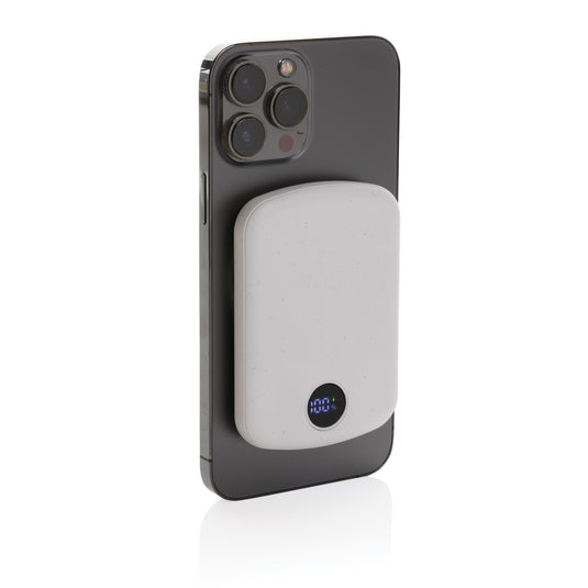 MagBoost RCS recycled plastic 5000 mah magnetic powerbank - Custom Wood Designs