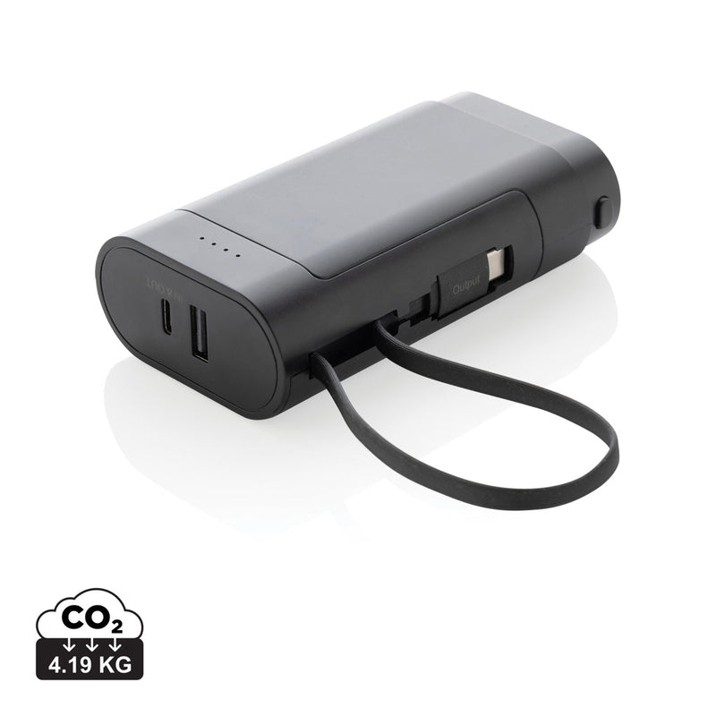 Load image into Gallery viewer, XD Collection CycleCell 10,000mAh removable powerbank for phones and tablets, compact portable battery accessory.