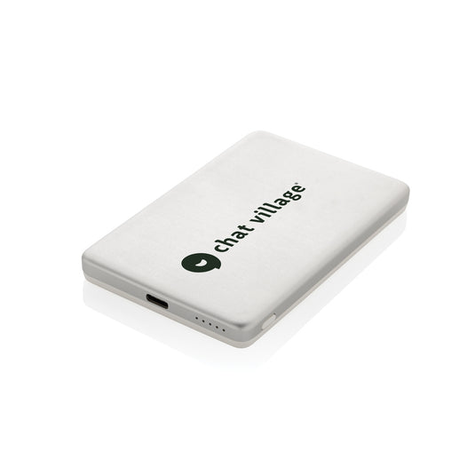 Orion RCS recycled aluminum 5000 mah 5W magnetic powerbank - Custom Wood Designs