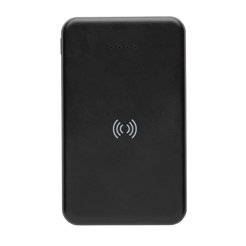 Load image into Gallery viewer, XD Collection RCS recycled plastic 5,000mAh wireless powerbank for phones and tablets, with 5W charging, durable eco-friendly design.