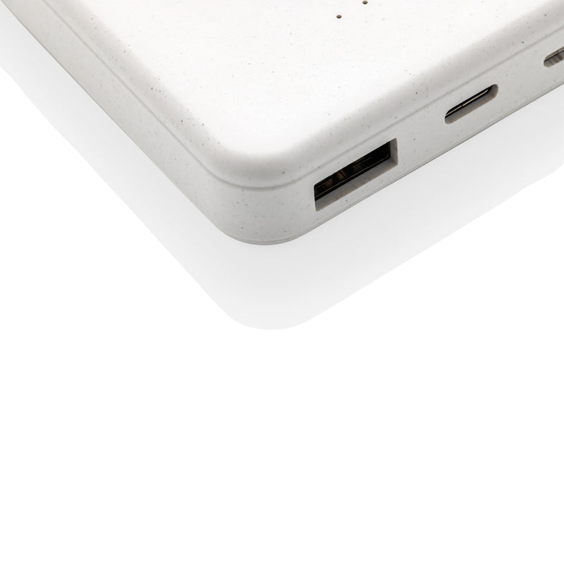 Load image into Gallery viewer, XD Collection recycled plastic 5,000 mAh wireless powerbank for phones and tablets, featuring 5W charging and eco-friendly design.