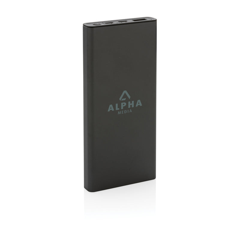 Load image into Gallery viewer, Terra RCS recycled 18W aluminium powerbank 10.000 mAh - Custom Wood Designs