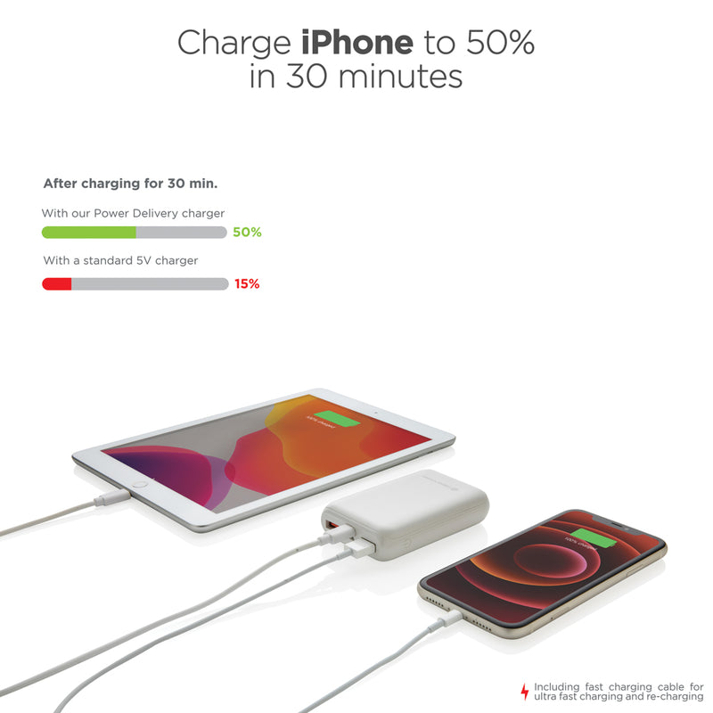 Load image into Gallery viewer, Urban Vitamin Alameda 10.000 mAh 18W PD powerbank - Custom Wood Designs