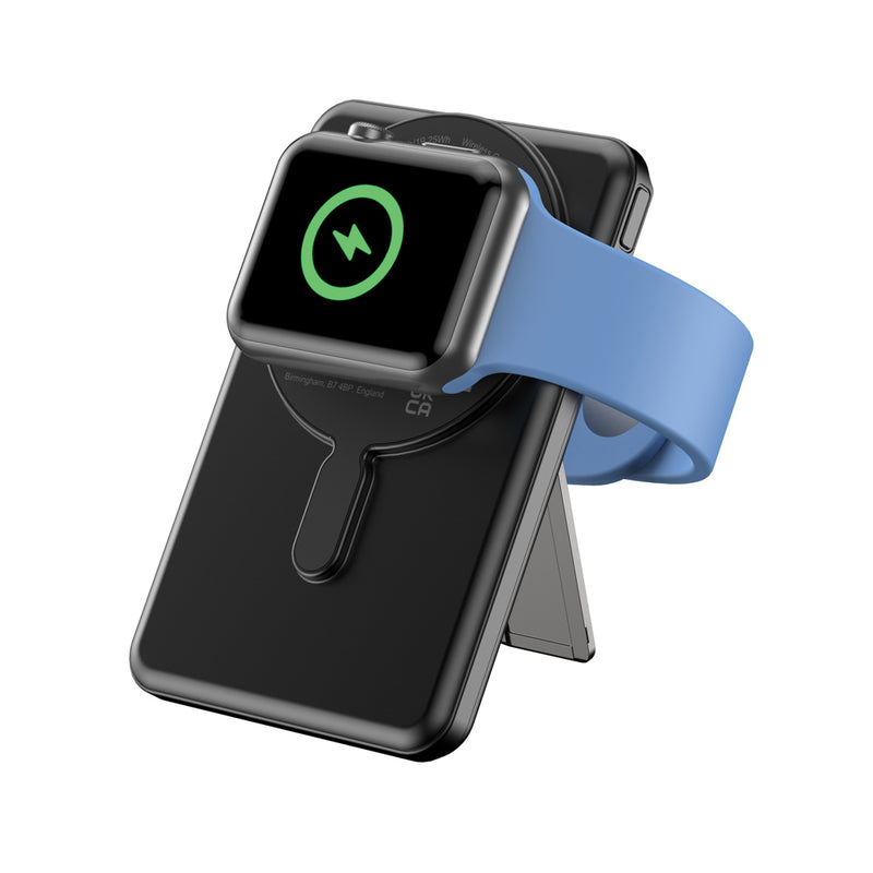 Load image into Gallery viewer, Urban Vitamin Redwood 5in1 5000mah 20W PD magnetic powerbank - Custom Wood Designs