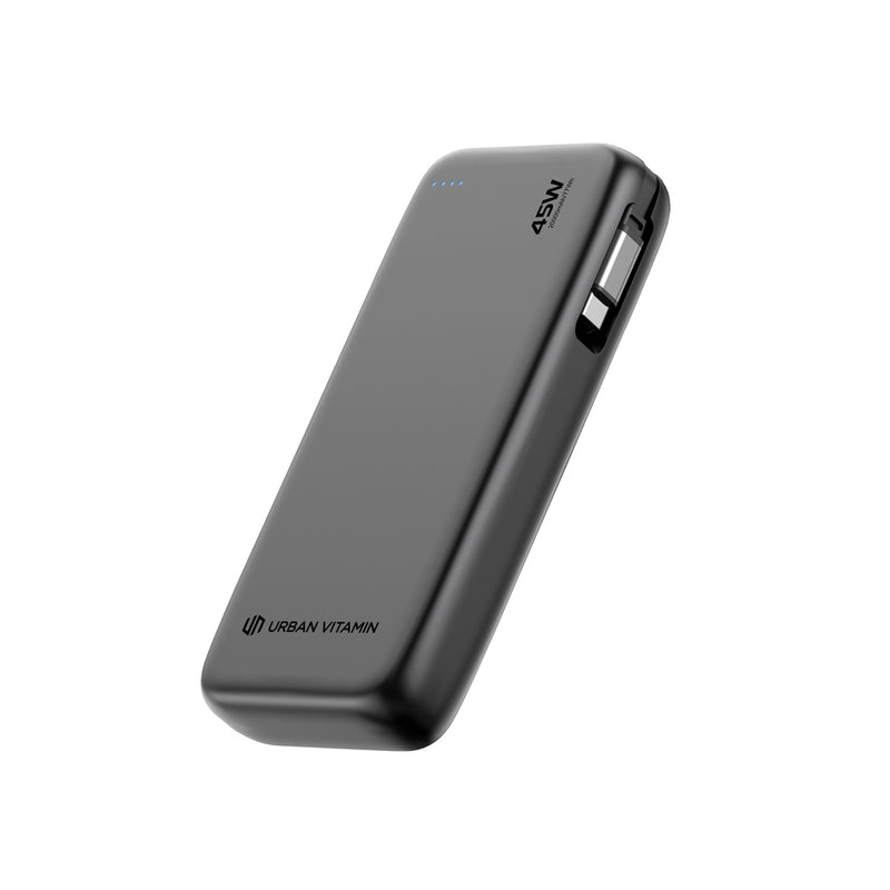 Load image into Gallery viewer, Urban Vitamin San Mateo 45W 20,000mAh powerbank for phones and tablets, compact portable charging device with digital display.