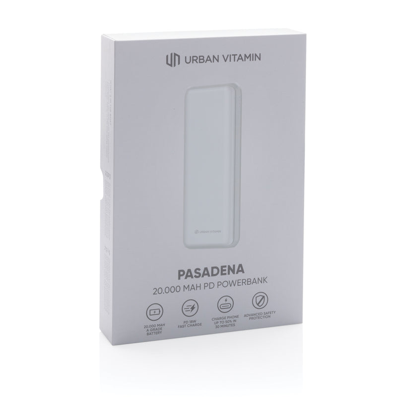 Load image into Gallery viewer, Urban Vitamin Pasadena 20.000 mAh 18W PD powerbank - Custom Wood Designs