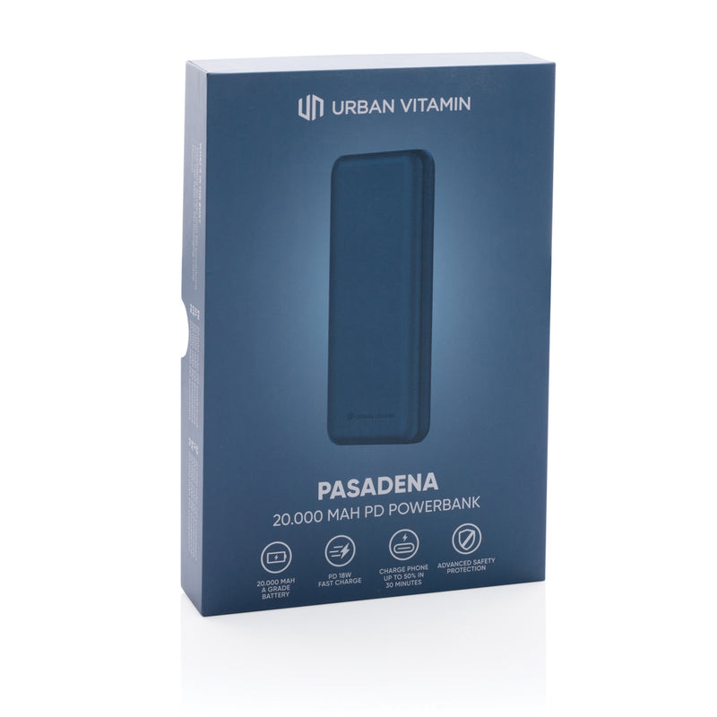 Load image into Gallery viewer, Urban Vitamin Pasadena 20.000 mAh 18W PD powerbank - Custom Wood Designs