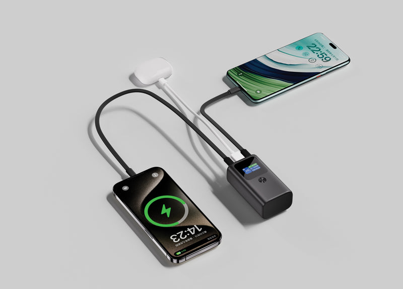 Load image into Gallery viewer, Urban Vitamin Campbell 55W 10.000mAh pocket powerbank - Custom Wood Designs Urban Vitamin Campbell 55W 10.000mAh pocket powerbank