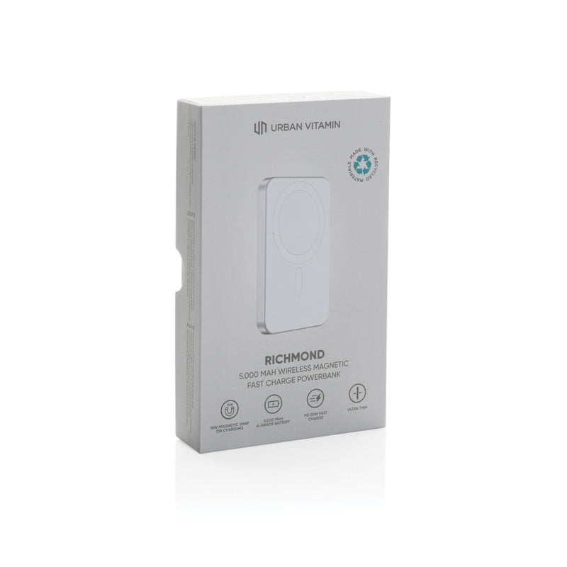 Load image into Gallery viewer, Urban Vitamin Richmond RCS plastic/alu 5000mah powerbank - Custom Wood Designs