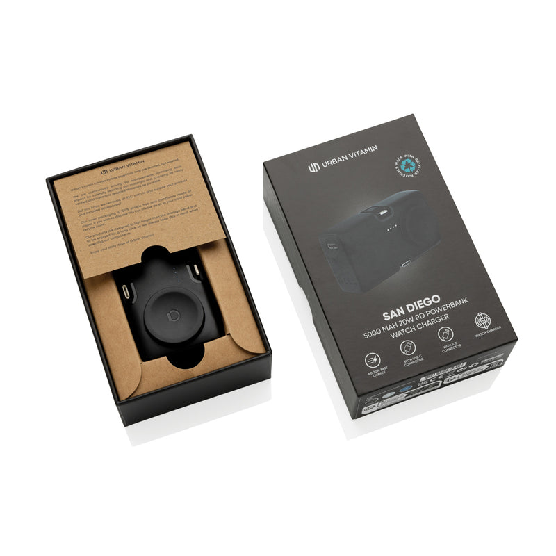 Load image into Gallery viewer, Urban Vitamin San Diego RCS rplastic 20W PD powerbank - Custom Wood Designs