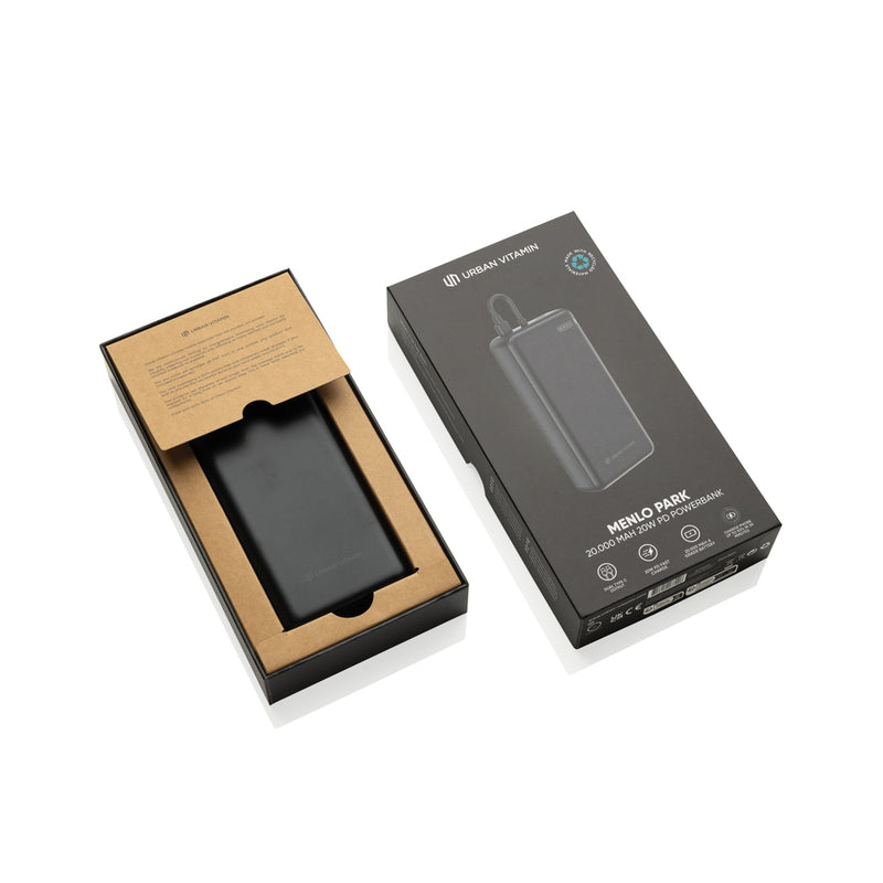 Load image into Gallery viewer, Urban Vitamin Menlo Park RCS rplastic 20,000 20WPD powerbank - Custom Wood Designs