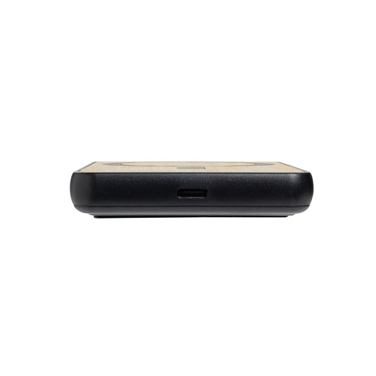 Zen RCS rplastic 5000 mah 5W magnetic bamboo powerbank - Custom Wood Designs