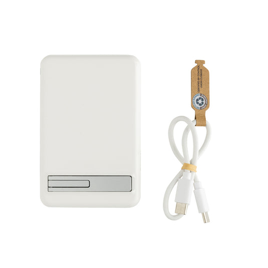 Zen RCS rplastic 5000 mah 5W magnetic bamboo powerbank - Custom Wood Designs