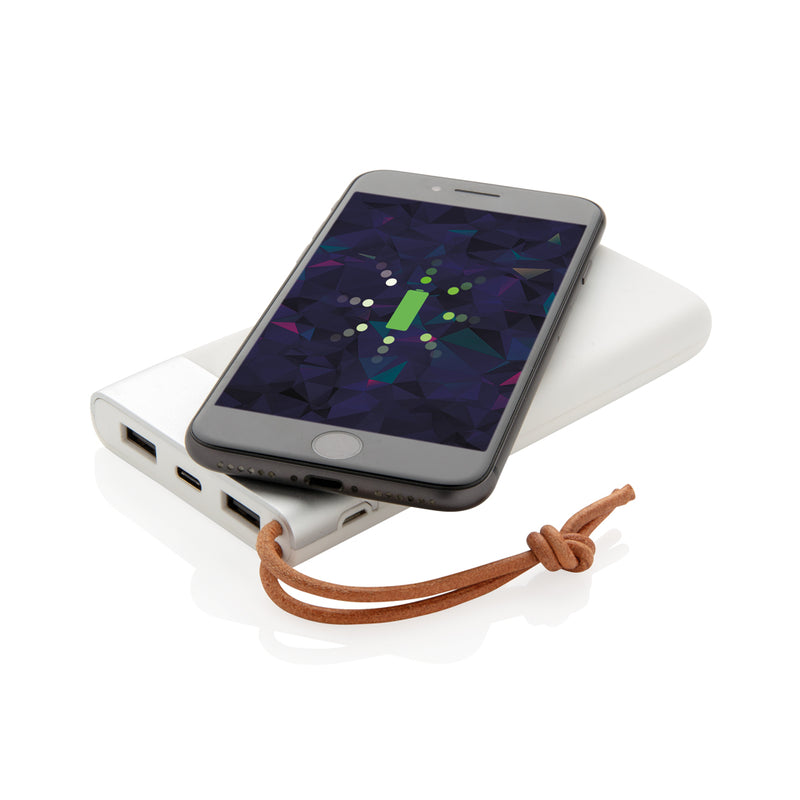 Load image into Gallery viewer, Aria 8.000 mAh 5W wireless charging powerbank - Custom Wood Designs